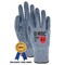 Magid Coated Gloves, Silicone, 6 Abrasion Level, Salt & Pepper, 1 PR GPD487-5 - alternate 1